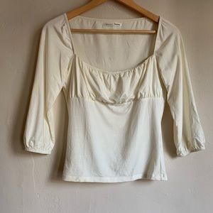 Reformation Sweetheart Knit Top